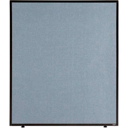 GLOBAL INDUSTRIAL 36-1/4W x 72H Office Partition Panel, Blue 238636BL